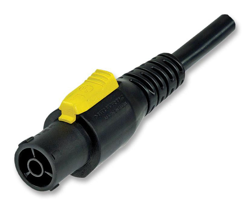 NEUTRIK NKPF-NC-A-1.5 Mains Power Cord, Neutrik powerCON 3 Way Socket, Free Ends, 4.921 ft, 1.5 m, Black