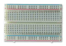 MULTICOMP MCBB400 Breadboard, Solderless, ABS (Acrylonitrile Butadiene Styrene), 8.3mm, 54.5mm x 83.5mm