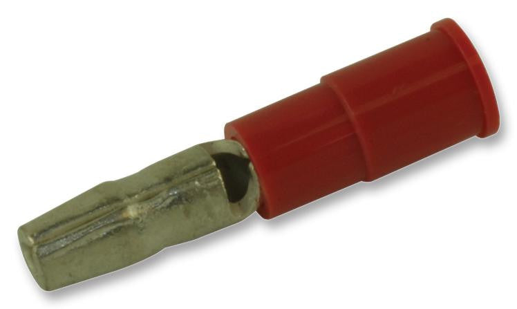 MOLEX 19034-0005 Bullet Terminal, InsulKrimp 19034 Series, 22 AWG, 18 AWG, 0.8 mm&iuml;&iquest;&frac12;, Male Bullet, Red