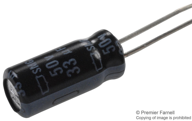 UNITED CHEMI-CON ESMG500ELL330ME11D ALUMINUM ELECTROLYTIC CAPACITOR 33UF, 50V, 20%, RADIAL