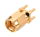 Wurth Elektronik 60314002124524 60314002124524 RF / Coaxial Connector SMA Straight Plug Through Hole Vertical 50 ohm Brass