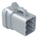 Amphenol SINE/TUCHEL ATP06-6S-EC01 ATP06-6S-EC01 Automotive Connector Housing w/ End Cap ATP Plug 6 Ways