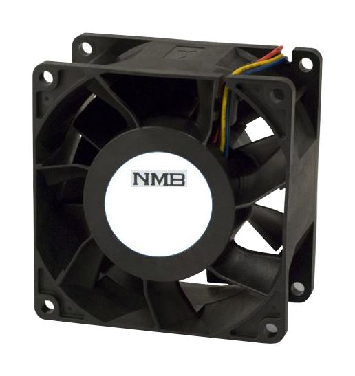 NMB Technologies 08038PB-B3L-EA-00 AC Axial Fan Square 80 mm 38 Ball Bearing 26.8 CFM