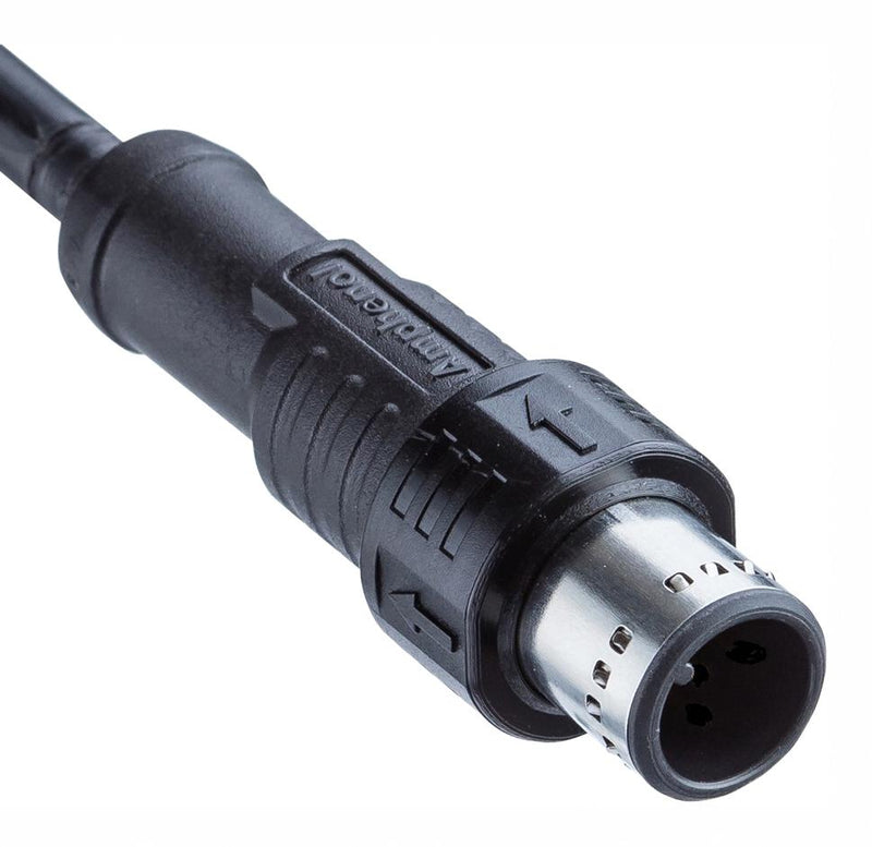 Amphenol LTW M12A-12BMMM-PL8B10 Sensor Cable M12 Plug Free End 12 Positions 10 m 32.8 ft Mpronto Series New