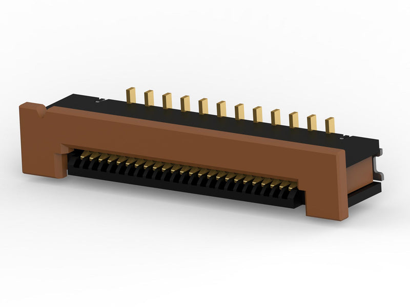 TE Connectivity 2-1734742-4 FFC / FPC Board Connector 0.5 mm 24 Contacts Receptacle Surface Mount