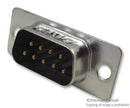 AMPHENOL L777SDE09POL2 D Sub Connector, 9 Contacts, Plug, DE, SD Series, Steel Body, Through Hole