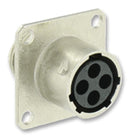 SOURIAU UT00104SH Circular Connector, Trim Trio UT0 Series, Wall Mount Receptacle, 8 Contacts