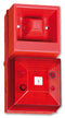 CLIFFORD AND SNELL YL40/D50/R/RN/WR Beacon / Sounder, Industrial, Red, Flashing, Multiple Tones, 106dB, 24VDC, IP65