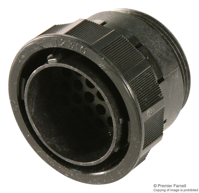 TE CONNECTIVITY T2310-P24 Circular Connector, TRIAD 01 Series, Straight Plug, 24 Contacts, Crimp Pin - Contacts Not Supplied