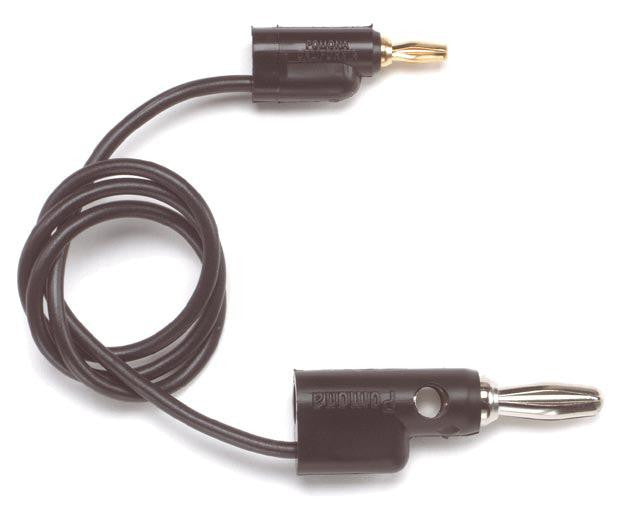 POMONA 3014-36-0 Test Lead, 4mm Banana Plug to 2mm Banana Plug, Black, 60 V, 5 A, 914 mm