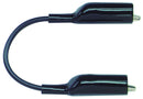 POMONA AL-B-12-0 Test Lead, Crocodile Clip to Crocodile Clip, Black, 60 V, 5 A, 304.8 mm