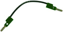 POMONA B-4-5 B Stack-Up Banana Plug Both Ends, 4", Green