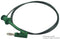 POMONA 3782-36-5 Test Lead, Minigrabber, Hook Clip to 4mm Banana Plug, Green, 60 V, 5 A, 914.4 mm