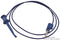 POMONA 3782-36-6 Test Lead, Minigrabber, Hook Clip to 4mm Banana Plug, Blue, 60 V, 5 A, 914.4 mm