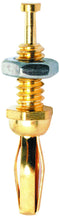 POMONA 4513 Banana Test Connector, Plug, Panel Mount, 5 A, 2.5 kV, Gold Plated Contacts