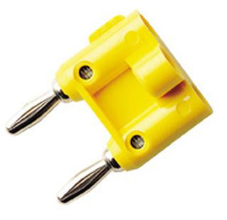 POMONA 4892-0 Banana Test Connector, Plug, Cable Mount, 15 A, 5 kV, Gold Plated Contacts, Black