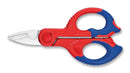 KNIPEX 95 05 155 SB SCISSOR, ELECTRICIAN, 155MM