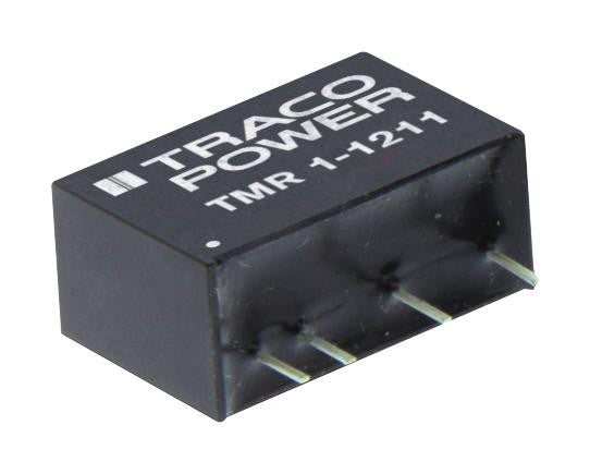 TRACOPOWER TMR 1-1211 Isolated Board Mount DC/DC Converter, Regulated, Fixed, 1 Output, 9 V, 18 V, 1 W, 5 V