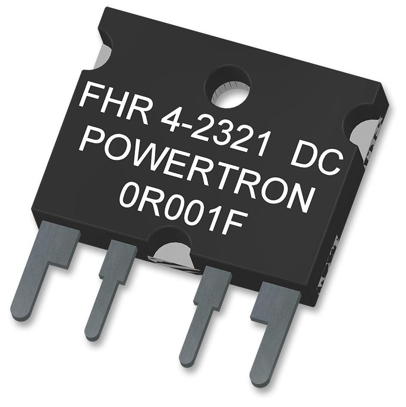 POWERTRON FHR 4-2321 0R100 S 1% Q Through Hole Resistor, 0.1 ohm, 300 V, 3 W, &plusmn; 1%, FHR 4-2321 Series