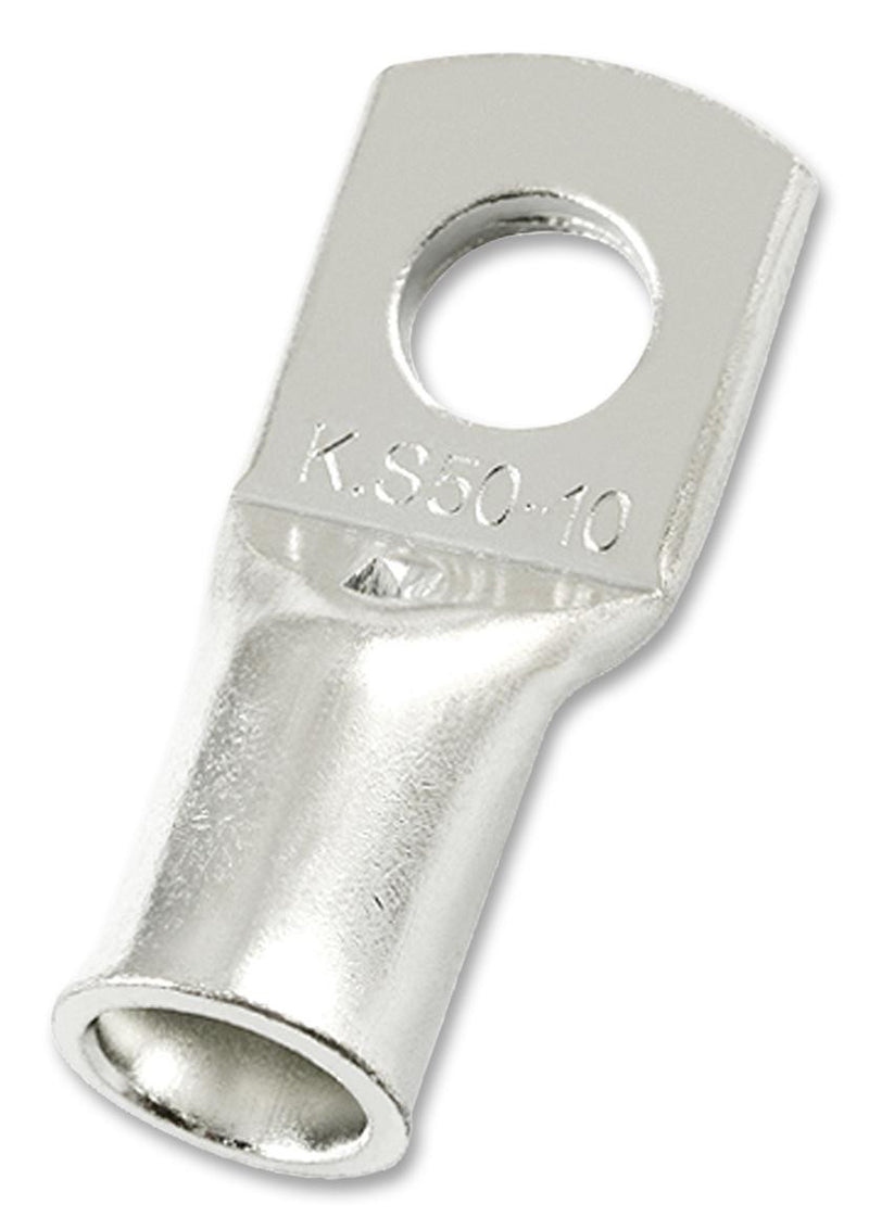 MULTICOMP MC000759 Lug Terminal, Crimp, 0 AWG, 50 mm&sup2;, Compression Lug, M10