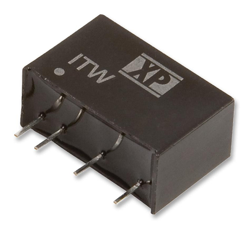 XP POWER ITW2424SA Isolated Board Mount DC/DC Converter, Regulated, 1 Output, 1 W, 24 V, 42 mA