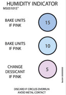 MULTICOMP MC3090000 Label, Humidity Indicator Card, 3-Spot, Pack of 125