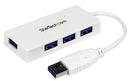 Startech ST4300MINU3W Hub USB 3.0 4 Ports 5 Gbps Bus Powered