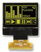 MIDAS MCOT128064N2Z-YM Graphic OLED, 128 x 64, Yellow on Black, 2.8V, I2C, Parallel, SPI, 26.7mm x 19.3mm, -40 &deg;C
