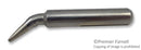 WELLER SF 25 Soldering Iron Tip, Conical, Bent, 2.5 mm