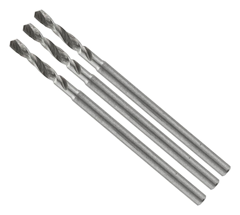 Multicomp PRO MP002128 Drill Bit Set HSS 2.35mm Shank 1.5mm 3 Pieces