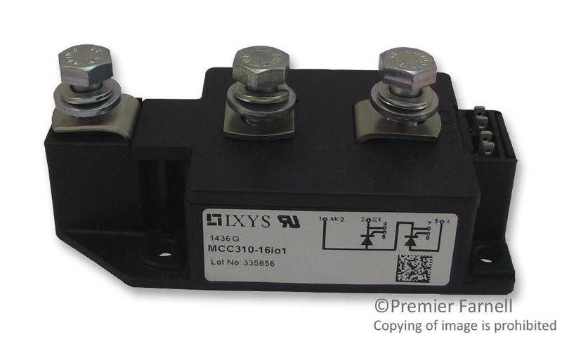 IXYS SEMICONDUCTOR MCC310-16IO1 Thyristor Module, Series Connected, 320 A, 1.6 kV