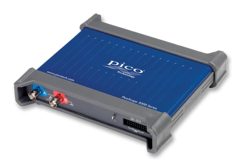 PICO TECHNOLOGY PICOSCOPE 3206D MSO USB Oscilloscope, PicoScope 3000 Series, 2+16 Channel, 200 MHz, 1 GSPS, 512 Mpts, 1.75 ns