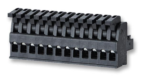 METZ CONNECT ASP0431122 Pluggable Terminal Block, 11 Ways, 130 V, 10 A, 3.5 mm, 28 AWG, 16 AWG