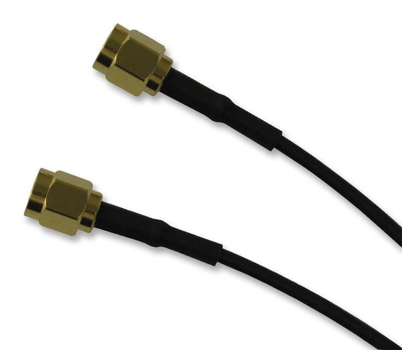 AMPHENOL CONNEX 135101-02-M0.25 RF / Coaxial Cable Assembly, SMA Straight Plug, SMA Straight Plug, RG174/U, 50 ohm, 9.84 ", 250 mm