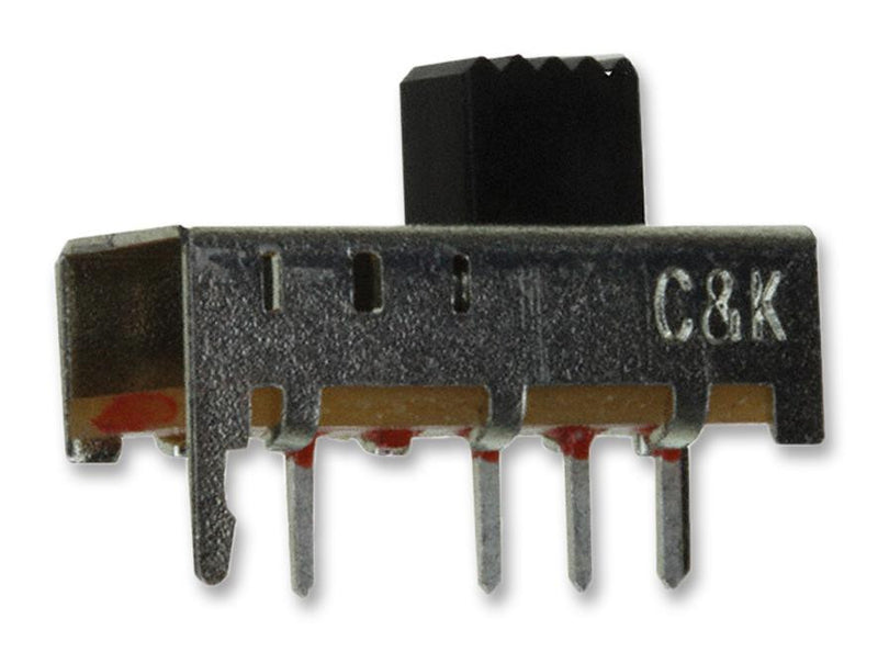 C & K COMPONENTS OS103012MU1QP1 Slide Switch, SP3T, On-On-On, Through Hole, 200 mA