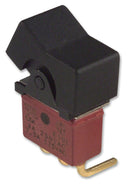 C & K COMPONENTS E101J1AQE2 Rocker Switch, Non Illuminated, SPDT, On-None-On, Black, Through Hole, 7.5 A