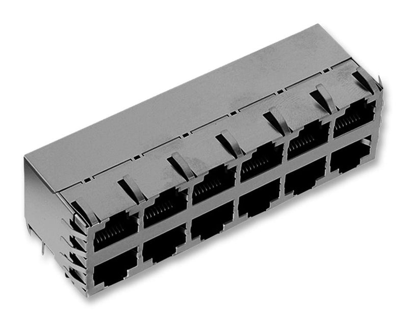 WURTH ELEKTRONIK 615096243321 Modular Connector, Cat5, RJ45, WR-MJ Series, Jack, 8 Contacts, 8 Ways, 12 Ports