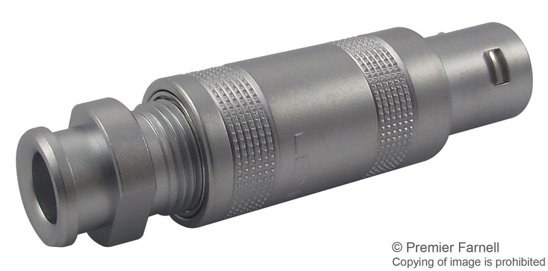 LEMO FFA.1S.304.CLAC52Z Circular Connector, 1S Series, Cable Mount Plug, 4 Contacts, Solder Pin / Socket, Push-Pull