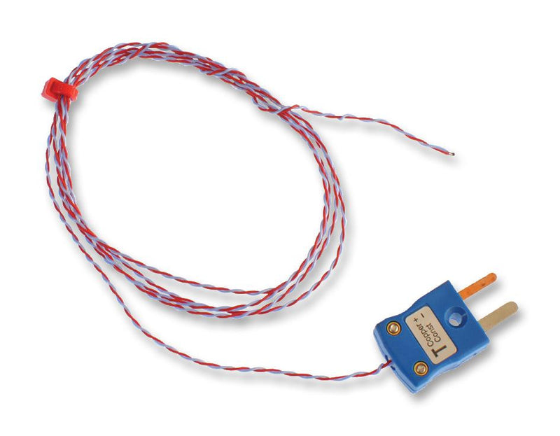 LABFACILITY Z2-T-1.0-1/0.3-MP-ANSI Thermocouple, Durable PFA, T, -75 &deg;C, 250 &deg;C, 1 m, Z2-T-1.0 Series