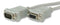 MULTICOMP 11.99.6218 Computer Cable, RS232, D Sub Mini Plug, D Sub Mini Socket, 70.866", 1.8m, Beige