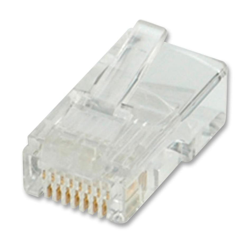 ROLINE 21.17.3060 Modular Connector, Cat6, RJ45, Plug, 8 Contacts, 8 Ways, 1 Ports