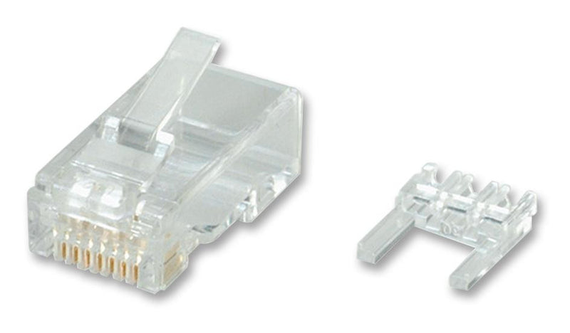 ROLINE 21.17.3062 Modular Connector, Cat6, RJ45, Plug, 8 Contacts, 8 Ways, 1 Ports