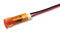 APEM QS63XXO24 LED Panel Mount Indicator, Snap-in, Orange, 6 mm, 24 VDC, 20 mA, 30 mcd, Not Rated