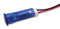 APEM QS83XXHB220 LED Panel Mount Indicator, Snap-in, Blue, 8 mm, 220 VAC, 3 mA, 1.6 cd, Not Rated