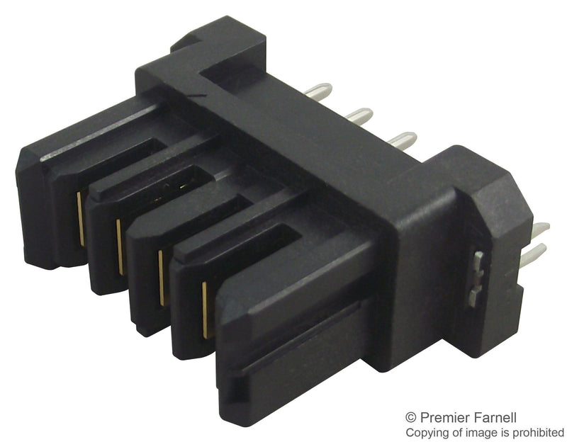 HIROSE(HRS) FX30B-4P-3.81DSA25 Board-To-Board Connector, 3.81 mm, 4 Contacts, Header, FX30B Series, Through Hole, 1 Rows