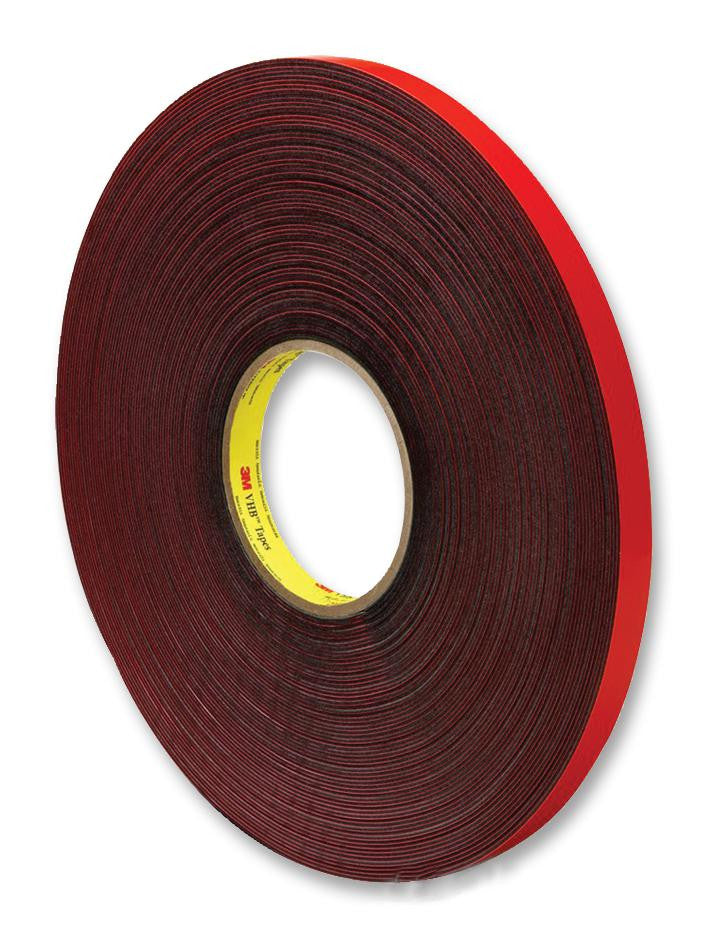 3M 4611 19MM Tape, Grey, Double Sided, PE (Polyethylene) Film, 19.05 mm, 0.75 ", 32.9 m, 36 yard