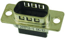 AMP - TE CONNECTIVITY 215711-1 D Sub Connector Housing, AMPLIMITE HDP-20 Series, D Sub, DE, Plug, 9 Ways, Steel Body