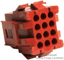 AMP - TE CONNECTIVITY 1-640522-0 Connector Housing, MR Series, Plug, 12 Ways, 4.19 mm, AMP MR II Rectangular Contacts