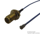 MULTICOMP MC000815 RF / Coaxial Cable Assembly, SMA Bulkhead Jack, U.FL Plug, 90&deg;, 1.37mm, 50 ohm, 3.937 ", 100 mm