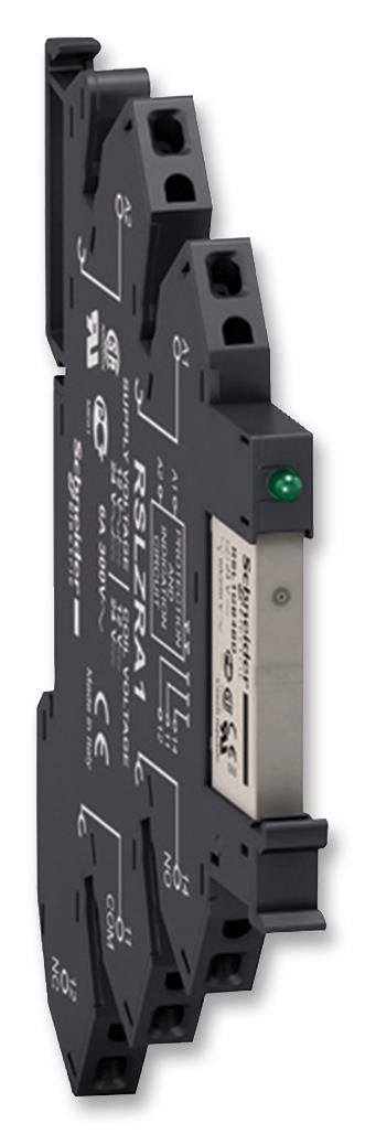 SCHNEIDER ELECTRIC RSL1PVBU General Purpose Relay, RSL Series, Interface, SPDT, 24 VDC, 6 A